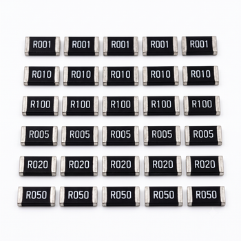 Набор низкоомных SMD 2512 резиссторов 1W ±1% (10 номиналов по 5 шт, всего 50 шт.)