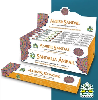 Ароматические палочки Амбер Сандал Himalaya Mandala Amber Sandal 15 г масальные благовония
