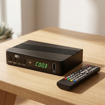 Цифровой тюнер с поддержкой wi-fi адаптера, пульт, DVB-T2 0967/ Эфирный тюнер Т2