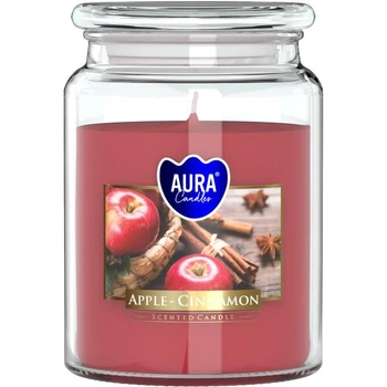 Свеча ароматичная Aura (Bispol) Яблоко-Корица (27460)