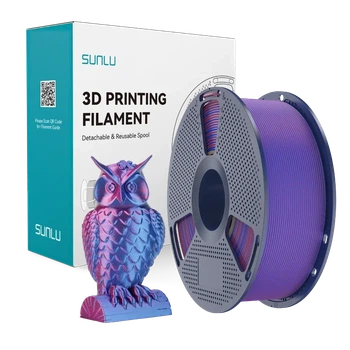 SUNLU Silk PLA+ Dual Color Red Blue 1 кг 1.75 мм — филамент SUNLU для 3D-принтера