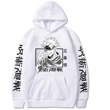 Худи оверсайз Магическая битва (Jujutsu Kaisen) — Сатору Годжо (Satoru Gojo)