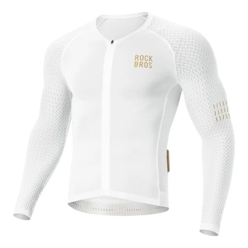 Велофутболка Rockbros YDCX008 Diamond з довгими рукавами розмір 3XL White