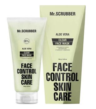 Очищувальна маска для боротьби з тьмяністю і набряками Mr.SCRUBBER Clear Face Control 100 мл