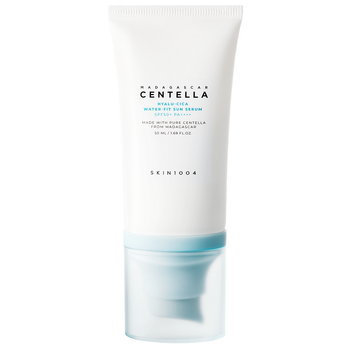 Легка сонцезахисна крем-сироватка для обличчя SKIN1004 Madagascar Centella Hyalu-Cica Water-Fit Sun Serum SPF50+ PA++++ 50 мл