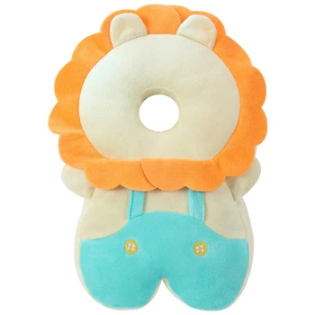 Захисний рюкзак-подушка для голови і спини малюка JJ OVCE Orange-Blue