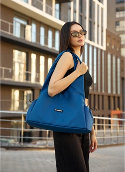 Женская спортивная сумка из оксфорда Sambag Синяя (58650251641)