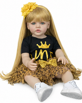 Реалистичная кукла Реборн 55 см полностью силиконовая Doll Reborn Baby К0100311