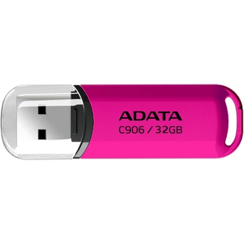 USB флеш накопитель ADATA 32GB C906 Pink USB 2.0 (AC906-32G-RPP) (356000)