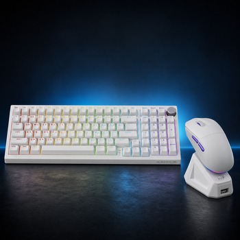 Беспроводной игровой комплект Proove Gaming Slicker Special Edition + Superfight с док-станцией, клавиатура и мышь, UA-раскладка