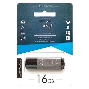 Флеш-накопичувач T&G Vega 121 16 ГБ Black