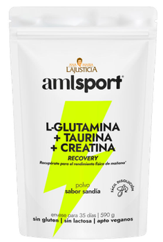 Комплекс Ana Maria Lajusticia L-Glutamine + Taurine + Creatine порошок 590 г Кавун  (8436000686012)