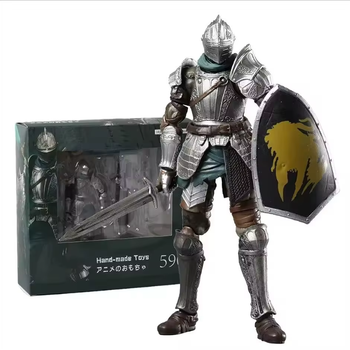 Фигурка Dark Souls рыцарь Astora Оскар / Рыцарь Фараам / Faraam Knight, Balder Knight подвижная action figure 15 см с мечом и щитом
