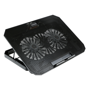 Подставка для ноутбука Givecool N33 с вентиляторами и RGB подсветкой для ноутбуков до 15.6 дюймов черная