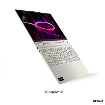 Ультрабук-трансформер Lenovo Yoga 7 2-in-1 16AGP11 Ryzen AI 7 445 / 32GB / 1TB / AMD Radeon 840M / 16" 2.8K OLED 120Hz Touch Win11