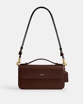 Сумка жіноча Coach Elora Top Handle Crossbody Bag коричнева