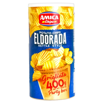 Чіпси Amica Chips Eldorada Kettle Style Grigliata рифлені 400 г
