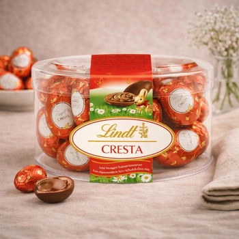 Шоколадні цукерки великодні яйця Lindt Cresta 450 г