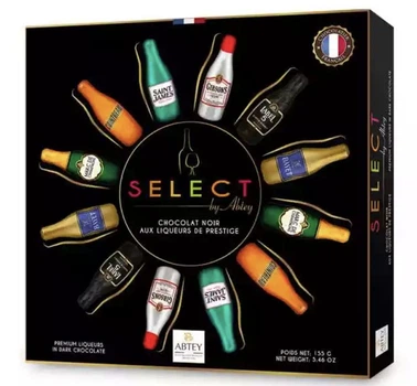 Шоколадные конфеты с алкоголем BOÎTE SELECT BY ABTEY 155 гр