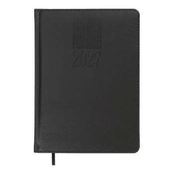 Ежедневник 2027г. BuroMax A-5 BM.2142-01 CODE искусственная кожа/паралон, черный