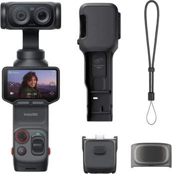 Экшн-камера Insta360 Luna Ultra Standard Bundle Cosmic Black (CINSABTA-LUNA01)