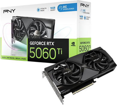 Видеокарта GeForce RTX 5060 Ti 16GB PNY Verto Dual OC (VCG5060T16DFXPB1-O)