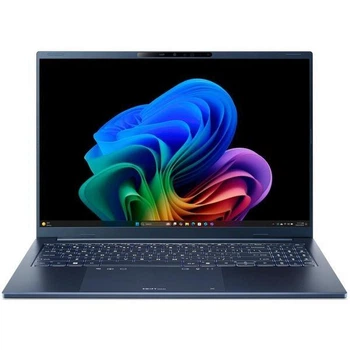 Ноутбук Acer Swift GO 16 AI (NX.JX9EX.006), AMD Ryzen AL 5 430 / 16" / OLED / RAM 16 ГБ LPDDR5X / SSD 512 ГБ / AMD Radeon 840M / Windows 11 Home / Синій