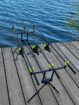 Карповий набір Carp Force Feima FOS 3.9 м 3.5 lb на 3 вудлища з котушками LM 8000 та род-подом