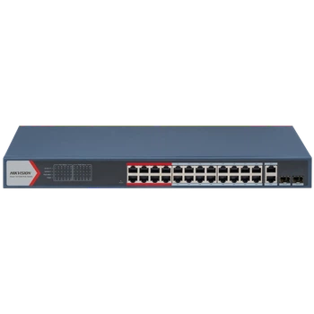 Коммутатор 26 портов управляемый Hikvision DS-3E1326P-EI(B) POE