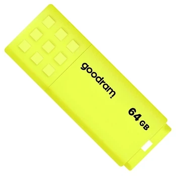Флеш-память USB Goodram UME2 64 ГБ USB 2.0 Желтая (UME2-0640Y0R11)