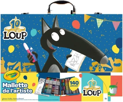Набір для малювання Арт-Кейс Crayola Le Loup Art Case, воскові олівці, фломастери, 140 од.