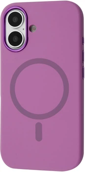 Чехол для смартфона Apple iPhone 16 BeCover FIBRA Silicone OmniMag Purple (BC_716231)