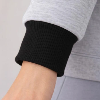 Ткань Кашкорсе IDEIA трикотажное полотно, 130 см, 300 г/м2, хлопок, для манжет, горловин, низа свитшотов черное 4991745