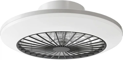 Светильник с вентилятором BKZO 45.5 см (модель 323163-8) | LED люстра с пультом, диммирование 3000-5500K, 6 скоростей