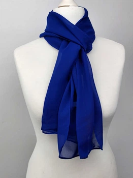 Шарф шовковий SunEarly (синій) 160х30см