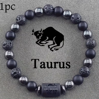 Каменный браслет Zodiac Stone со знаком Зодиака Телець