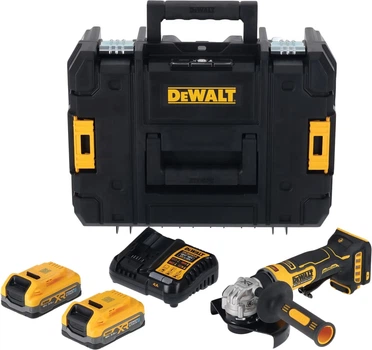Akumulatorowa szlifierka kątowa DeWALT DCG404S2T (5035048834541)