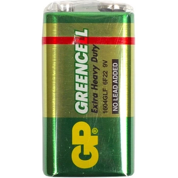 Батарейка GP Greencell 6F22 9V Крона , 1 шт.