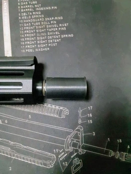 Защитная насадка для компенсаторов A1, A2 на AR-15 и M4 – транспортный колпачок, заглушка АР