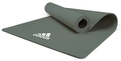 Килимок для йоги Adidas темно-зелений 176х61х0,8 см для пілатесу та тренувань нековзкий