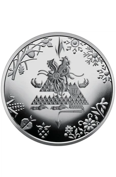 Монета 5 гривень "Рік Дракона"