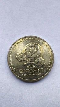 Монета 1 гривня "євро 2012"