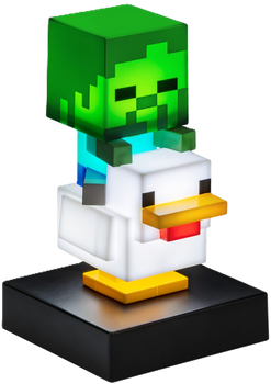 Нічник Paladone Icons Minecraft Chicken Jockey (PP16289MCF)