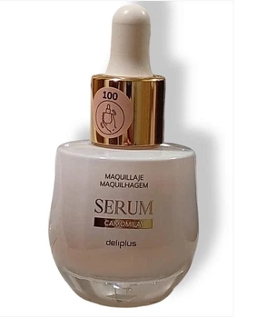 Тональна основа сироватка для обличчя Deliplus Maquillaje Serum Camomila 28 мл