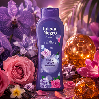 Гель для душа Tulipan Negro Цветочные мечты, 650 мл