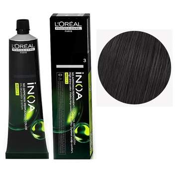 Фарба для волосся стійка без аміаку L'Oreal Professionnel INOA 3, 60 мл
