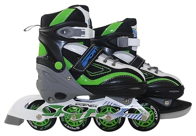 Роликові ковзани SportVida 4 в 1 SV-LG0034 Size 31-34 Black/Green/White (LFSV-LG0034)
