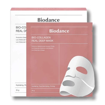 Маска для обличчя гідрогелева Biodance Bio-Collagen Real Deep Mask (34g×4шт)