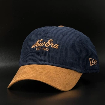 Вельветова кепка New Era Cord Mix Navy & Brown 9TWENTY 60915928