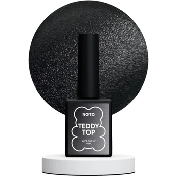Топ NAILSOFTHEDAY Teddy Top Wipe Матовий плюшевий з ЛШ без УФ-фільтрами 10 мл